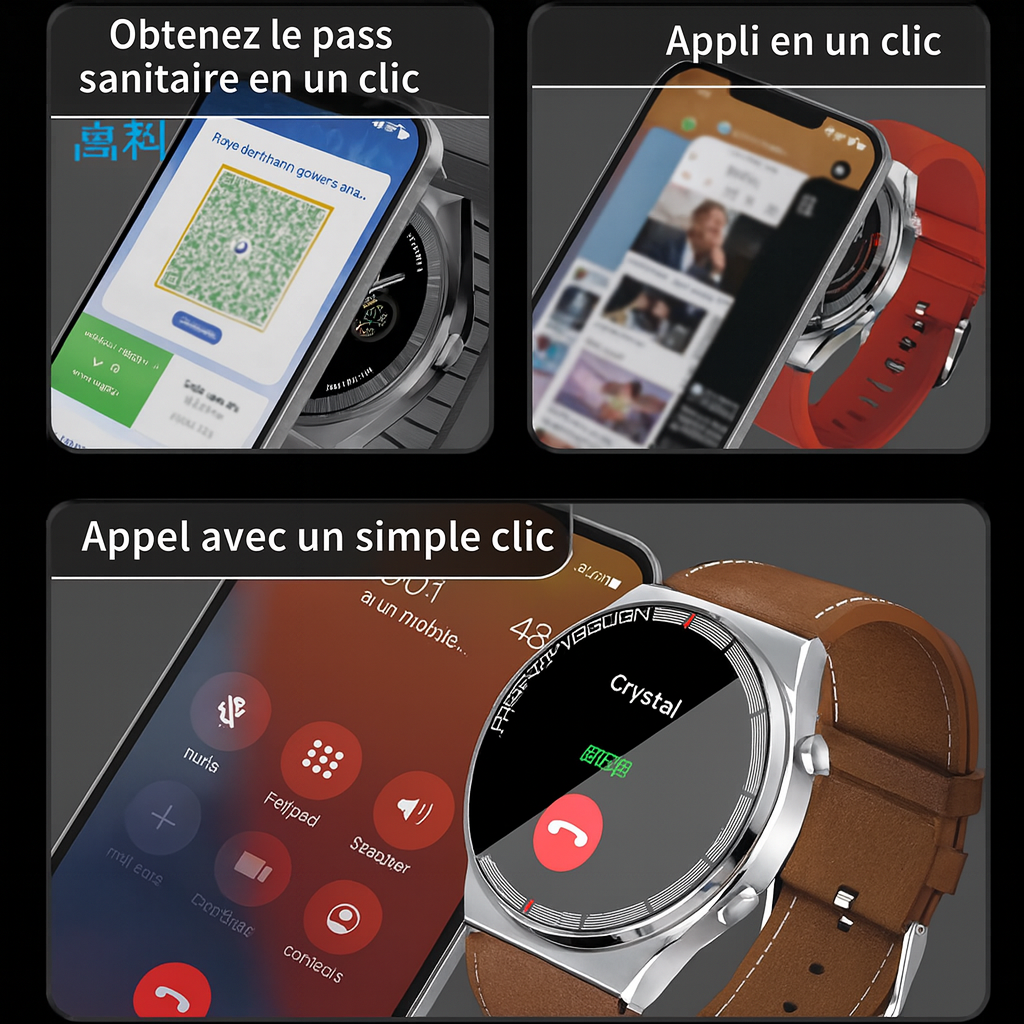Business Smartwatch H4 Pro Max :  une montre connectée premium pensée pour ceux qui recherchent l’élégance et technologies.