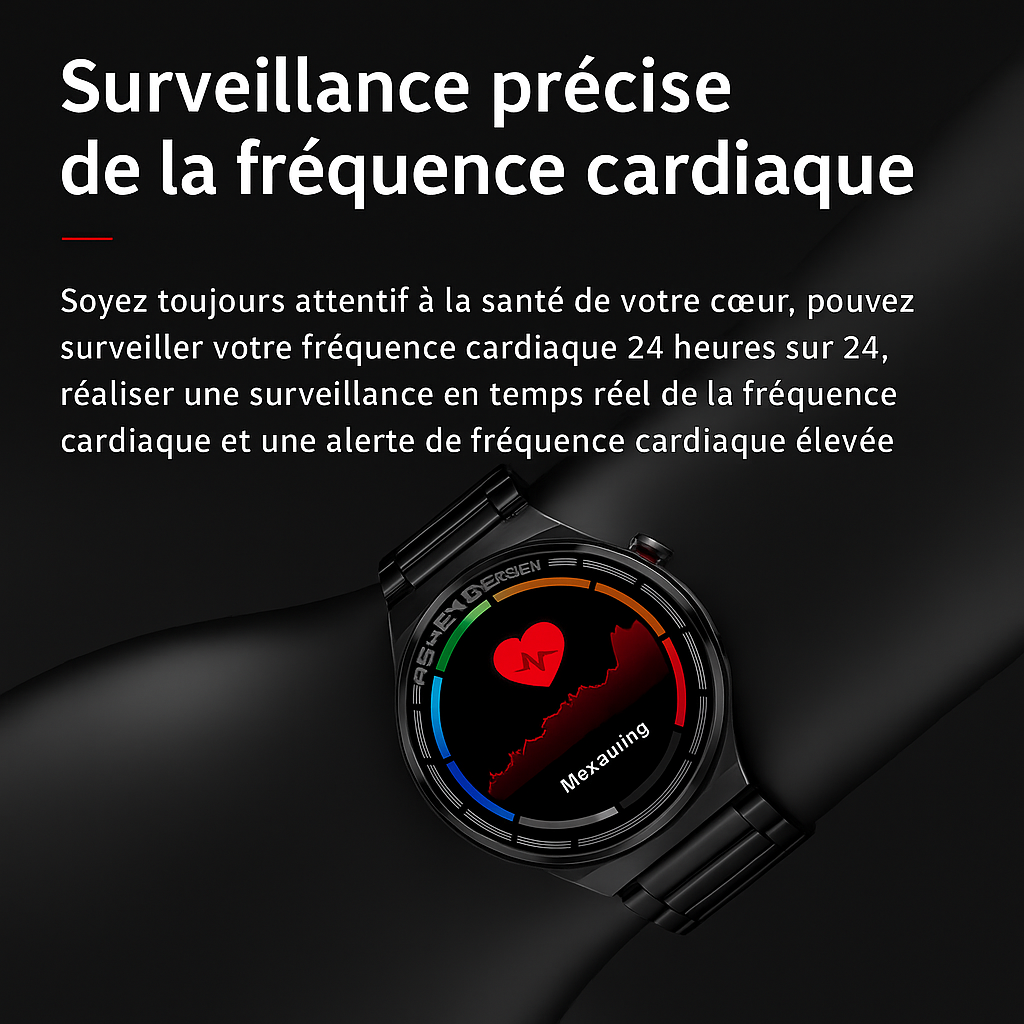 Business Smartwatch H4 Pro Max :  une montre connectée premium pensée pour ceux qui recherchent l’élégance et technologies.