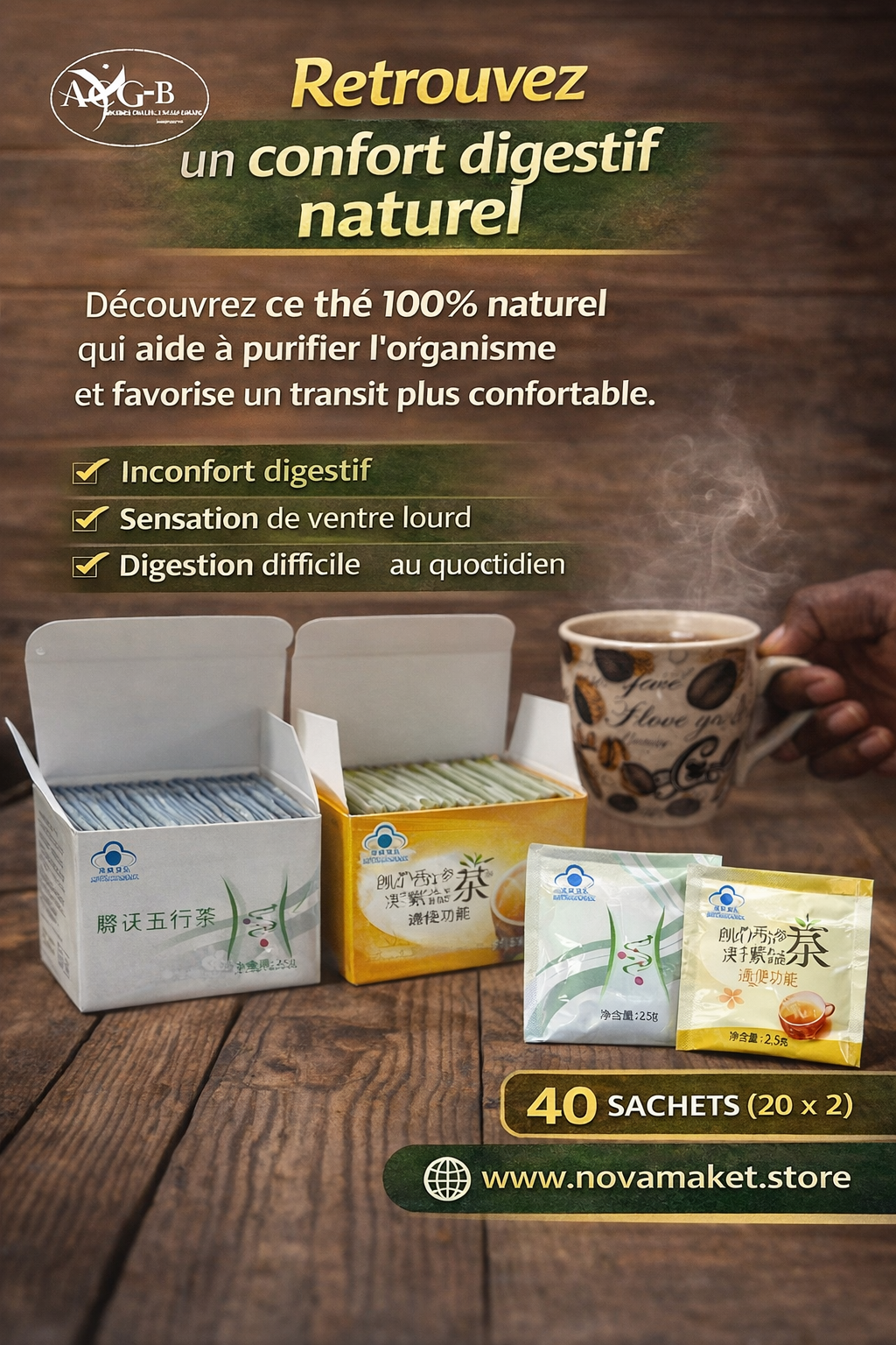 Thé Anti constipation 100% naturel