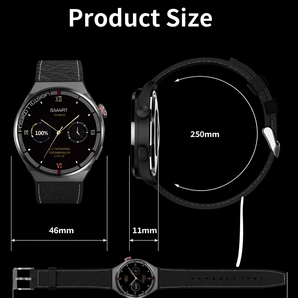Business Smartwatch H4 Pro Max :  une montre connectée premium pensée pour ceux qui recherchent l’élégance et technologies.