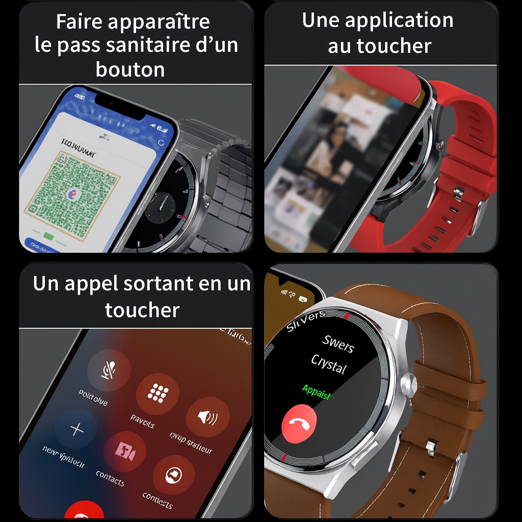 Business Smartwatch H4 Pro Max :  une montre connectée premium pensée pour ceux qui recherchent l’élégance et technologies.
