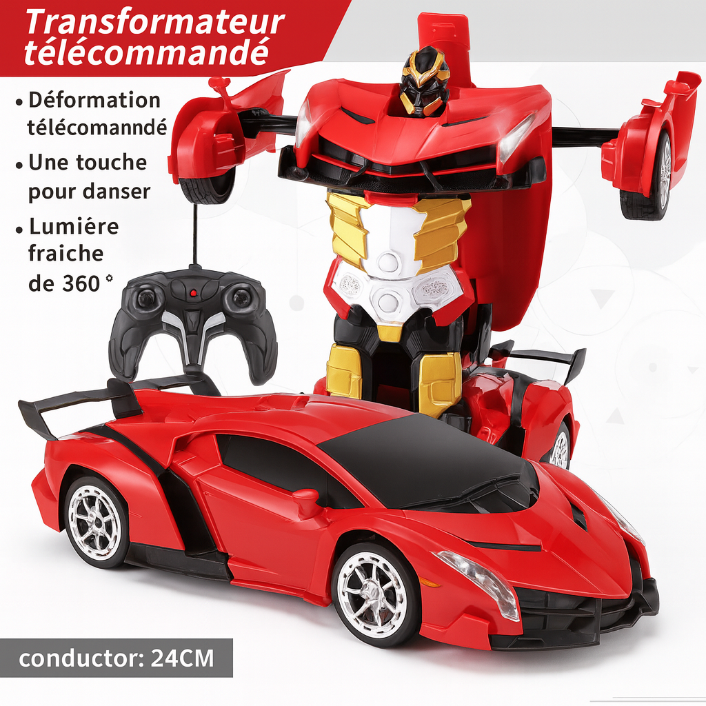 DEFORM ROBOT™ – Voiture Transformable Télécommandée 1:18