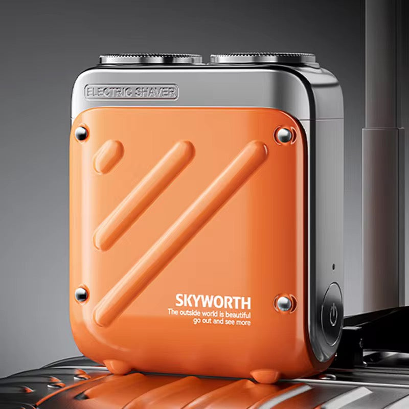 Rasoir Électrique Puissant 9000RPM – Étanche IPX7, 60 Jours d’Autonomie, Rasage Doux Sans Blessure